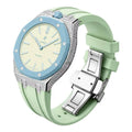 Straps Moissanita VVS Verde Claro