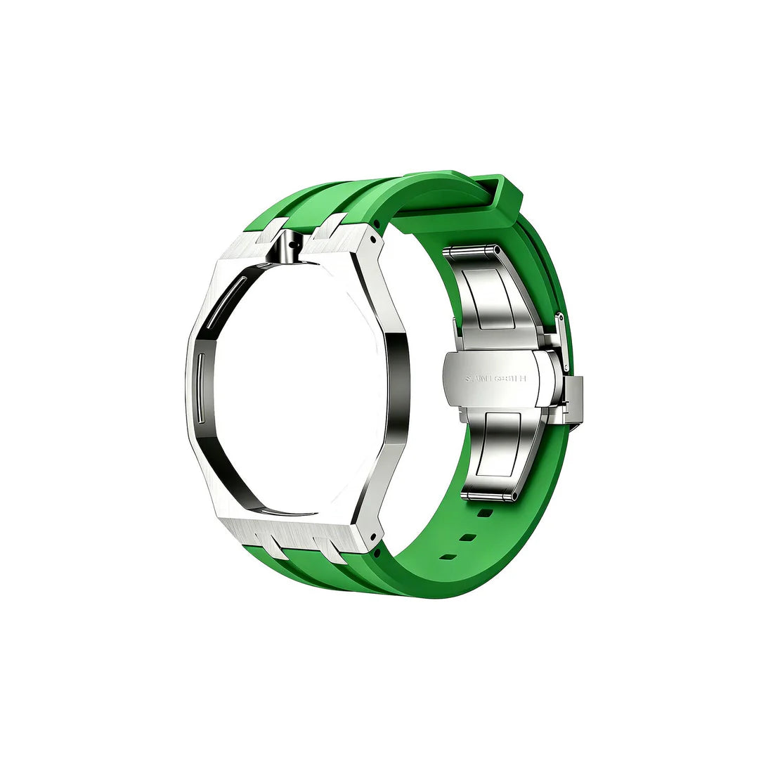 Strap acero y caucho VERDE