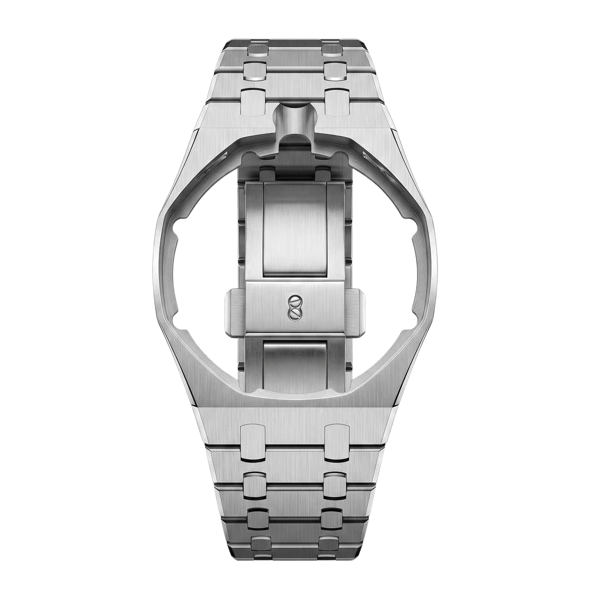Straps Royal Oak Plateado + Logo AP