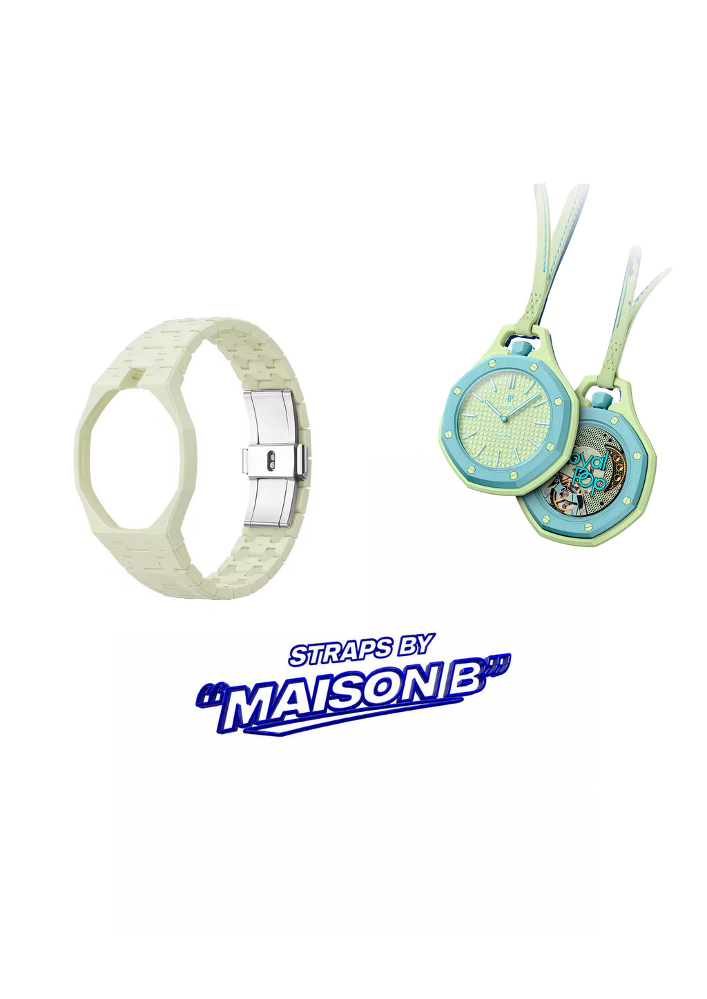 Royal Pop Blaue Acht ORIGINAL + Strap