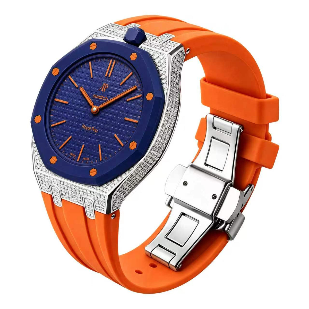 Straps Moissanita VVS Naranja
