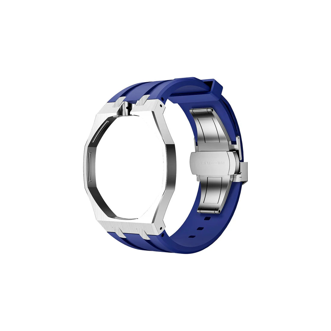 Strap acero y caucho NAVY BLUE