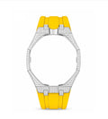 Strap Moissanita VVS y Caucho AMARILLO