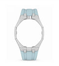 Strap Moissanita VVS y Caucho AZUL