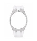 Strap Moissanita VVS y Caucho BLANCO