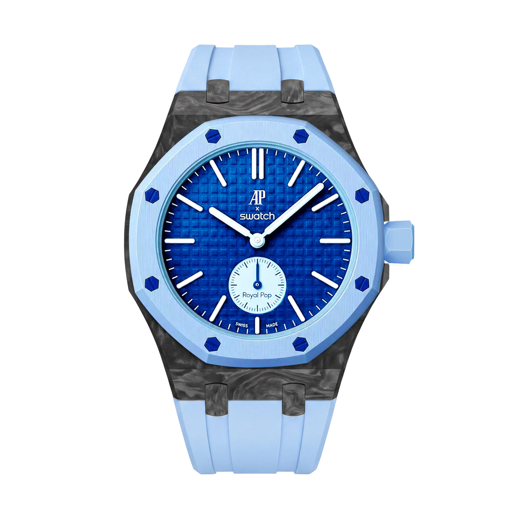 Straps Fluor Carbono Forjado Azul + Logo AP en hebilla