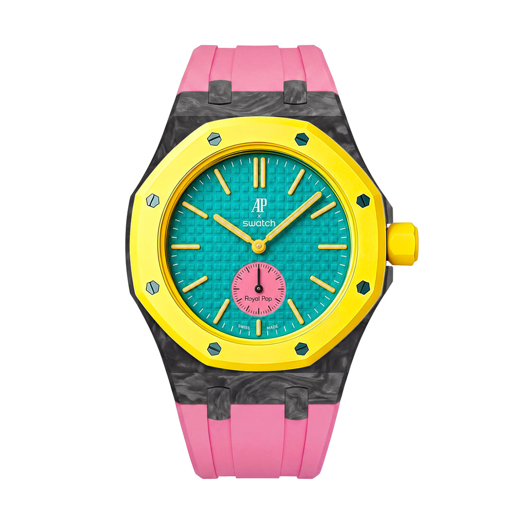 Straps Fluor Carbono Forjado Rosa + Logo AP en hebilla