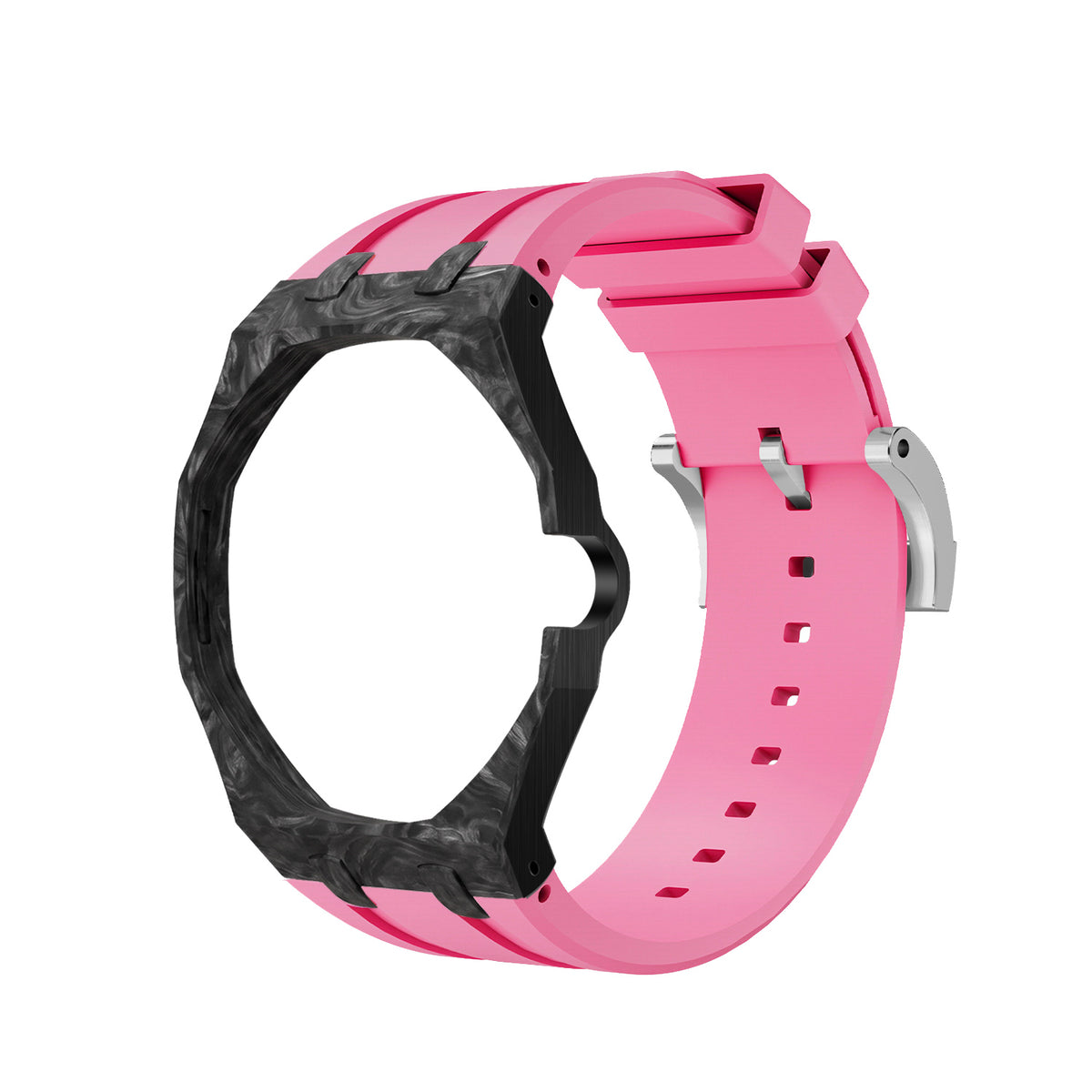 Straps Fluor Carbono Forjado Rosa + Logo AP en hebilla