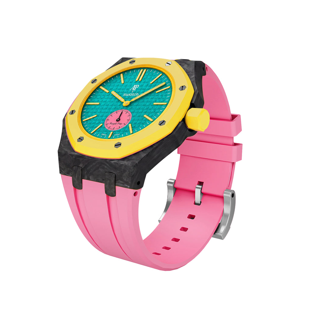 Straps Fluor Carbono Forjado Rosa + Logo AP en hebilla