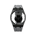 Straps Acero Inoxidable Black Gris + Logo AP en hebilla