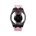 Straps Acero Inoxidable Black Rosa + Logo AP en hebilla