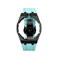 Straps Acero Inoxidable Black Menta + Logo AP en hebilla