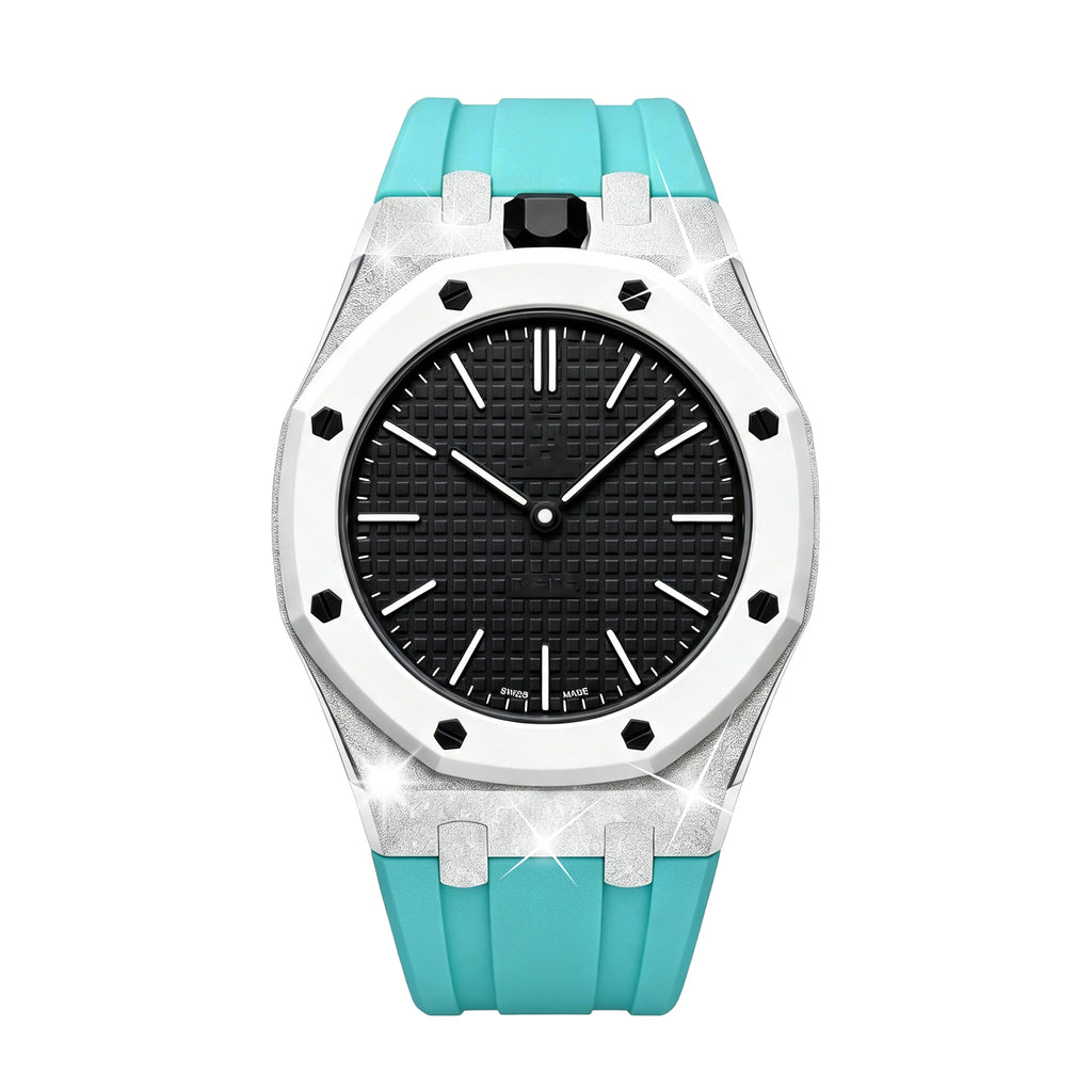Straps Acero Inoxidable Menta + Logo AP en hebilla