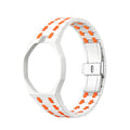Straps Cerámicos Blanco y Naranja