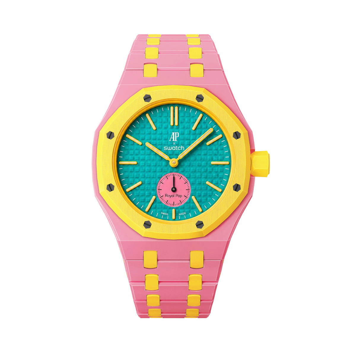 Straps Cerámicos Rosa y Amarillo