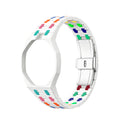 Straps Cerámicos Blanco Arcoíris