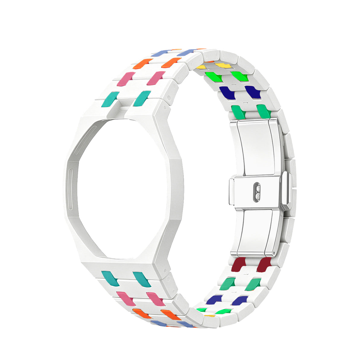Straps Cerámicos Blanco Arcoíris