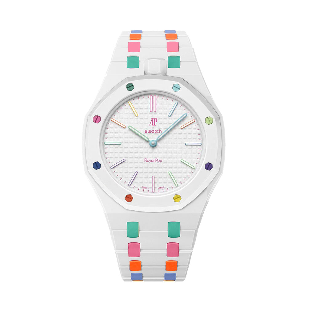Straps Cerámicos Blanco Arcoíris
