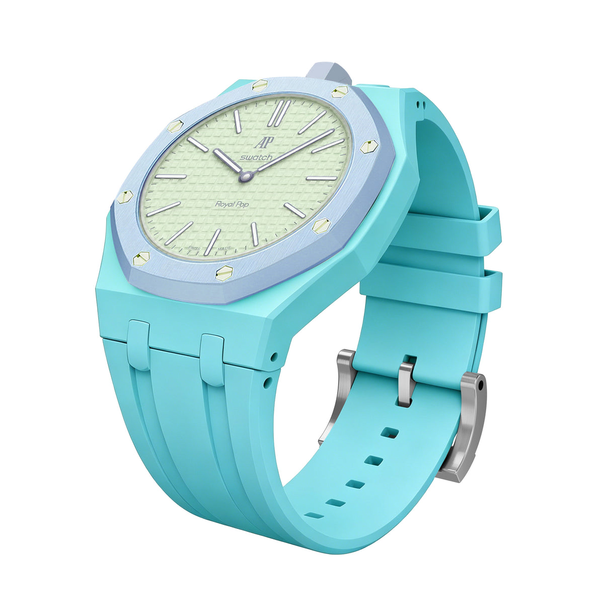 Straps Silicona Azul Fluor
