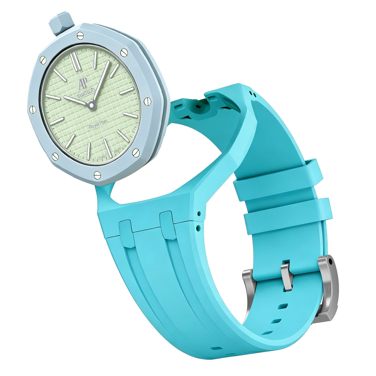 Straps Silicona Azul Fluor