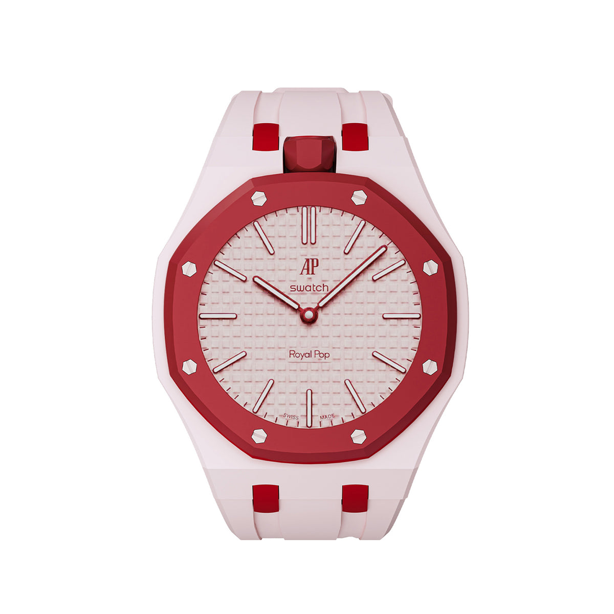 Straps Silicona Rosa y Rojo