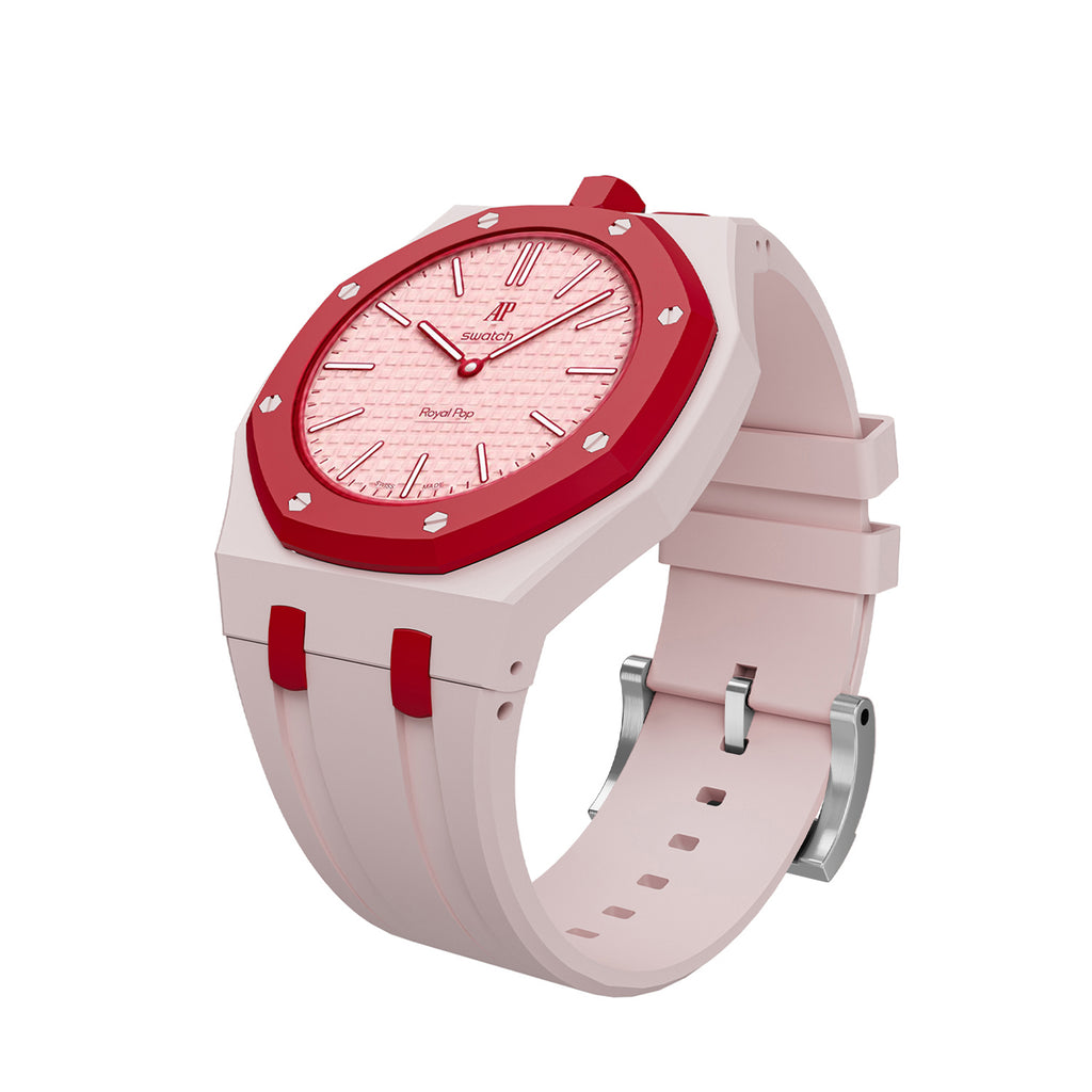 Straps Silicona Rosa y Rojo