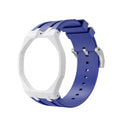 Straps Silicona Azul y Blanco