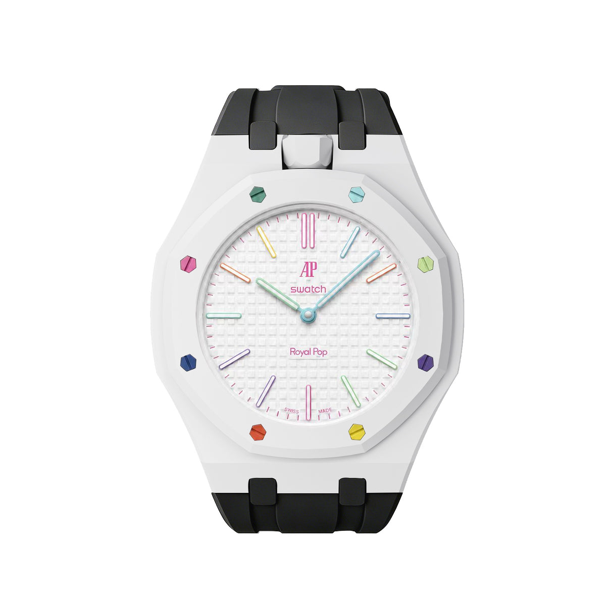 Straps Silicona Negro y Blanco