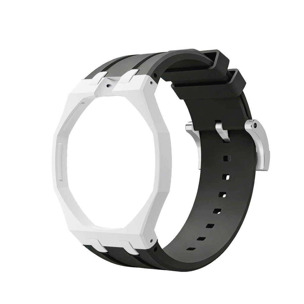 Straps Silicona Negro y Blanco