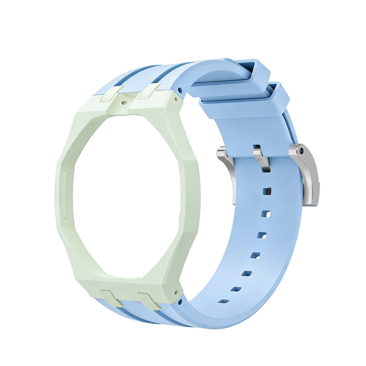 Straps Silicona Verde claro y Azul