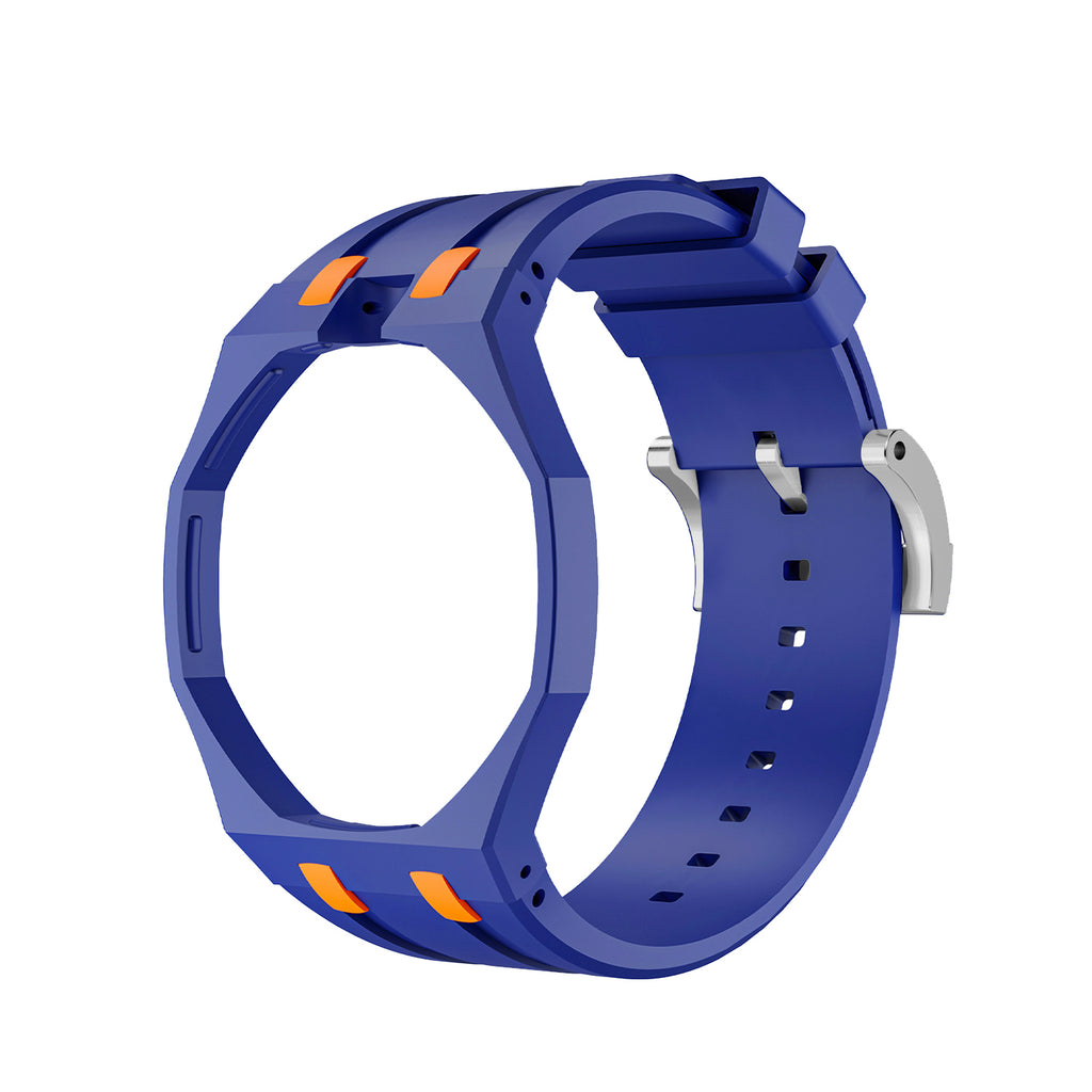 Straps Silicona Azul y Naranja