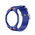 Straps Silicona Azul y Naranja