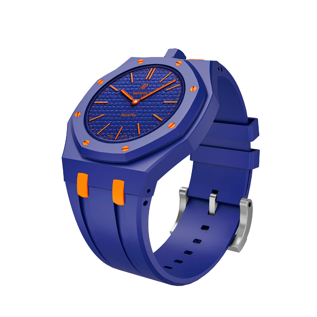 Straps Silicona Azul y Naranja