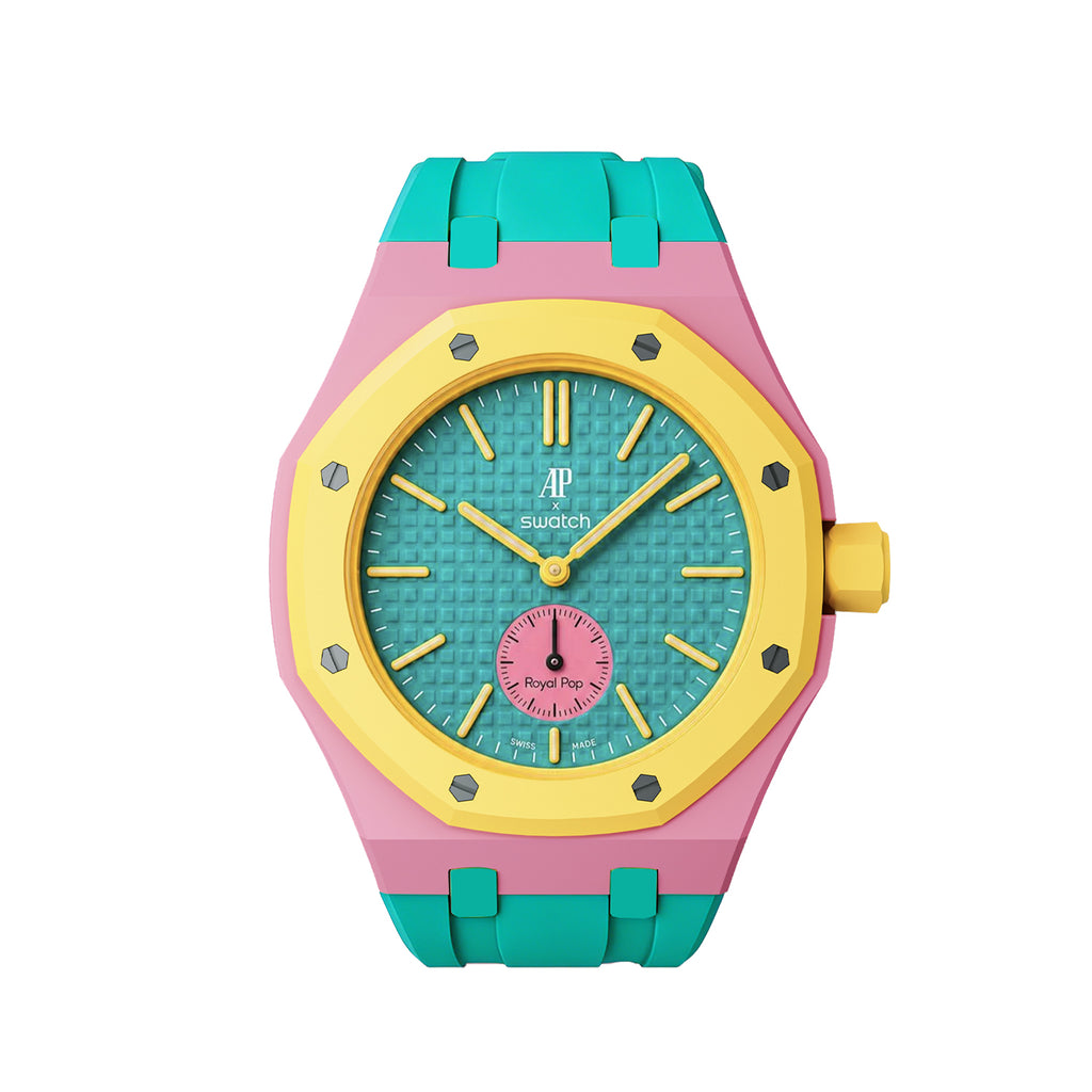 Straps Silicona Menta y Rosa