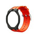 Straps Silicona Naranja y Negro