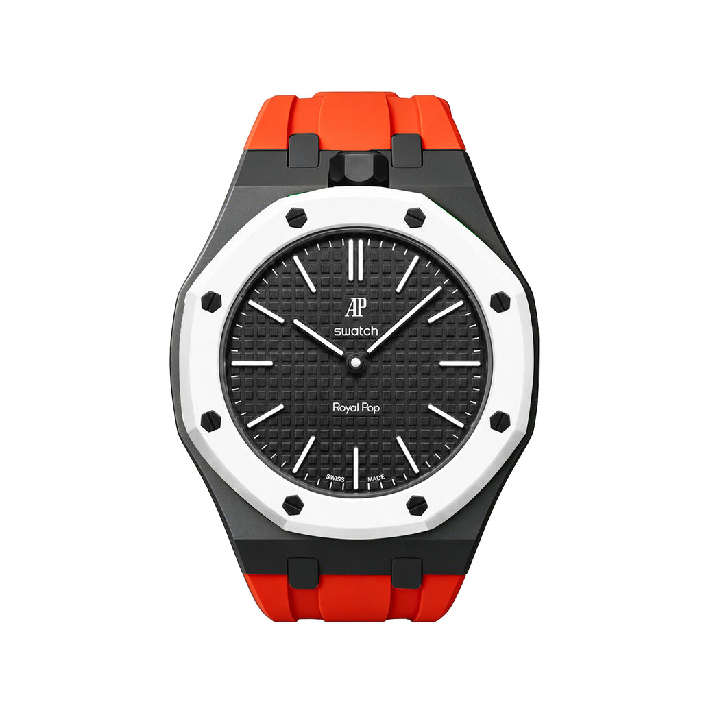 Straps Silicona Naranja y Negro