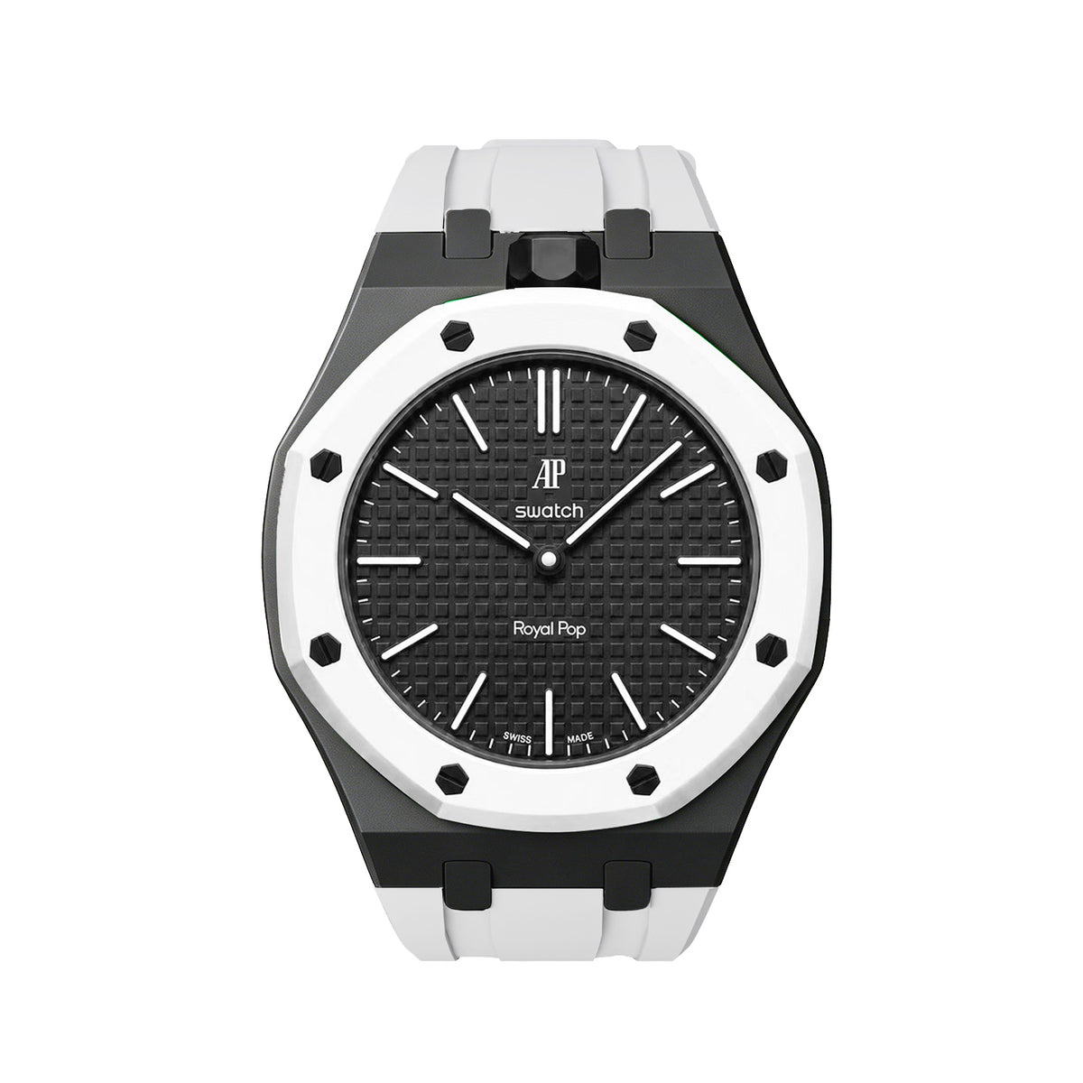 Straps Silicona Blanco y Negro