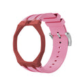 Straps Silicona Rosa y Rojo