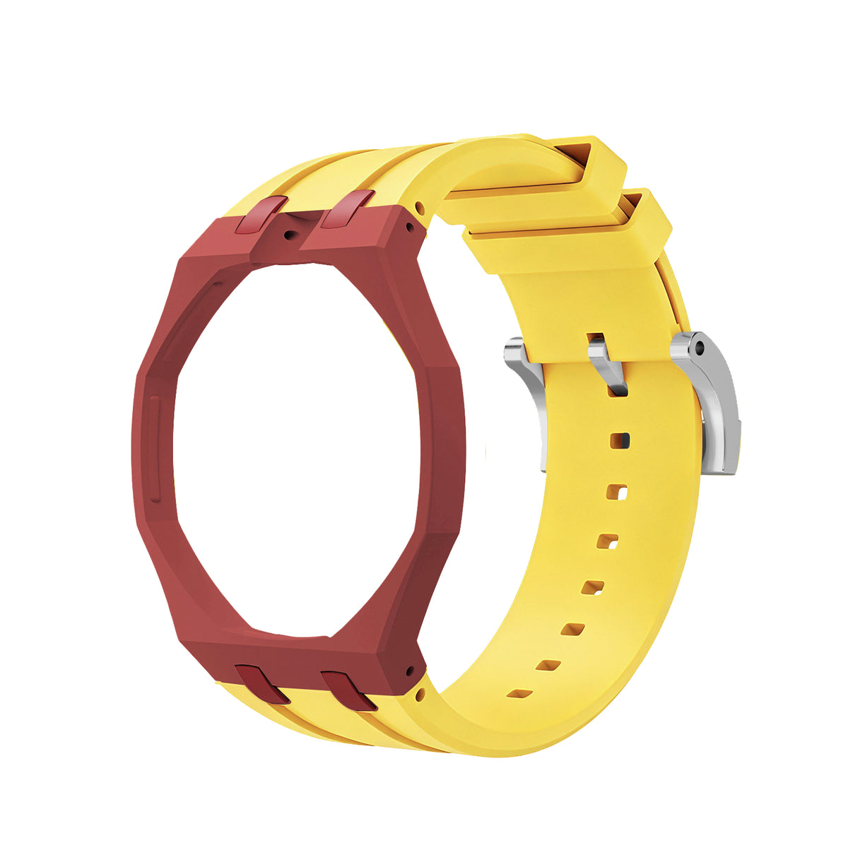 Straps Silicona Amarillo y Rojo
