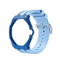 Straps Silicona Azul dos tonos V2
