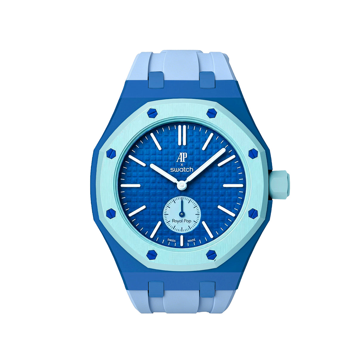 Straps Silicona Azul dos tonos V2