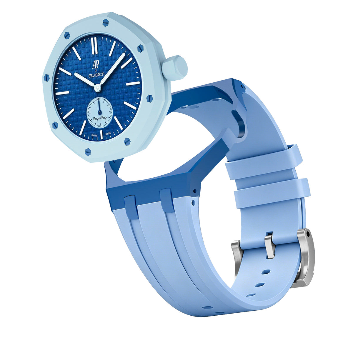 Straps Silicona Azul dos tonos V2