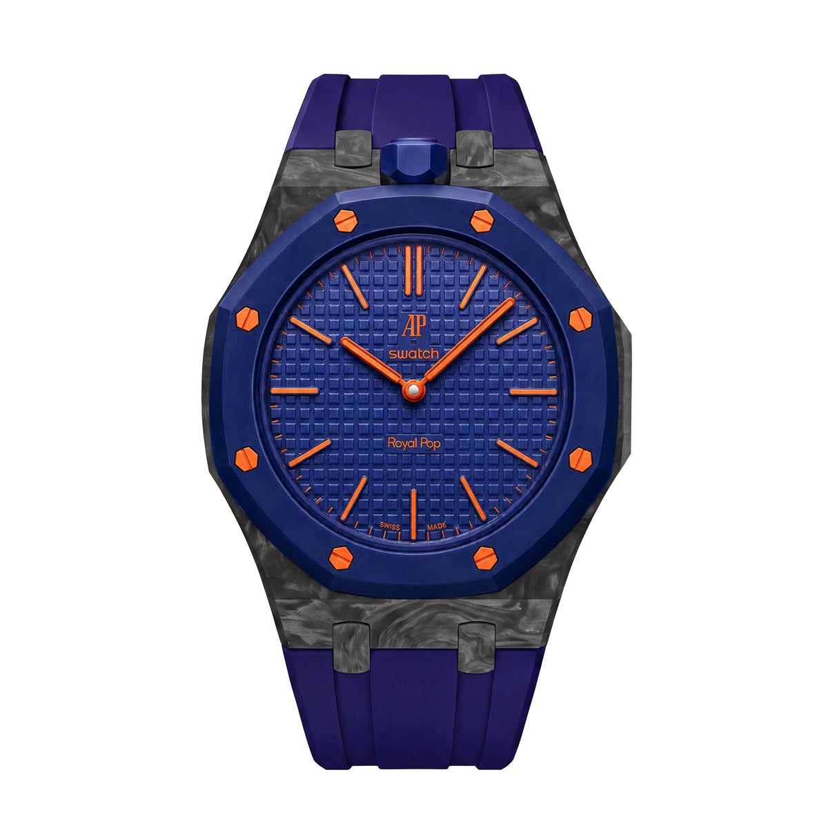 Straps Fluor Carbono Forjado Azul Oscuro + Logo AP en hebilla