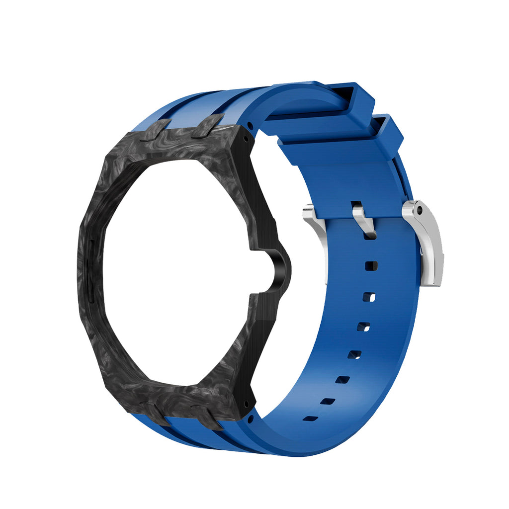 Straps Fluor Carbono Forjado Azul + Logo AP en hebilla