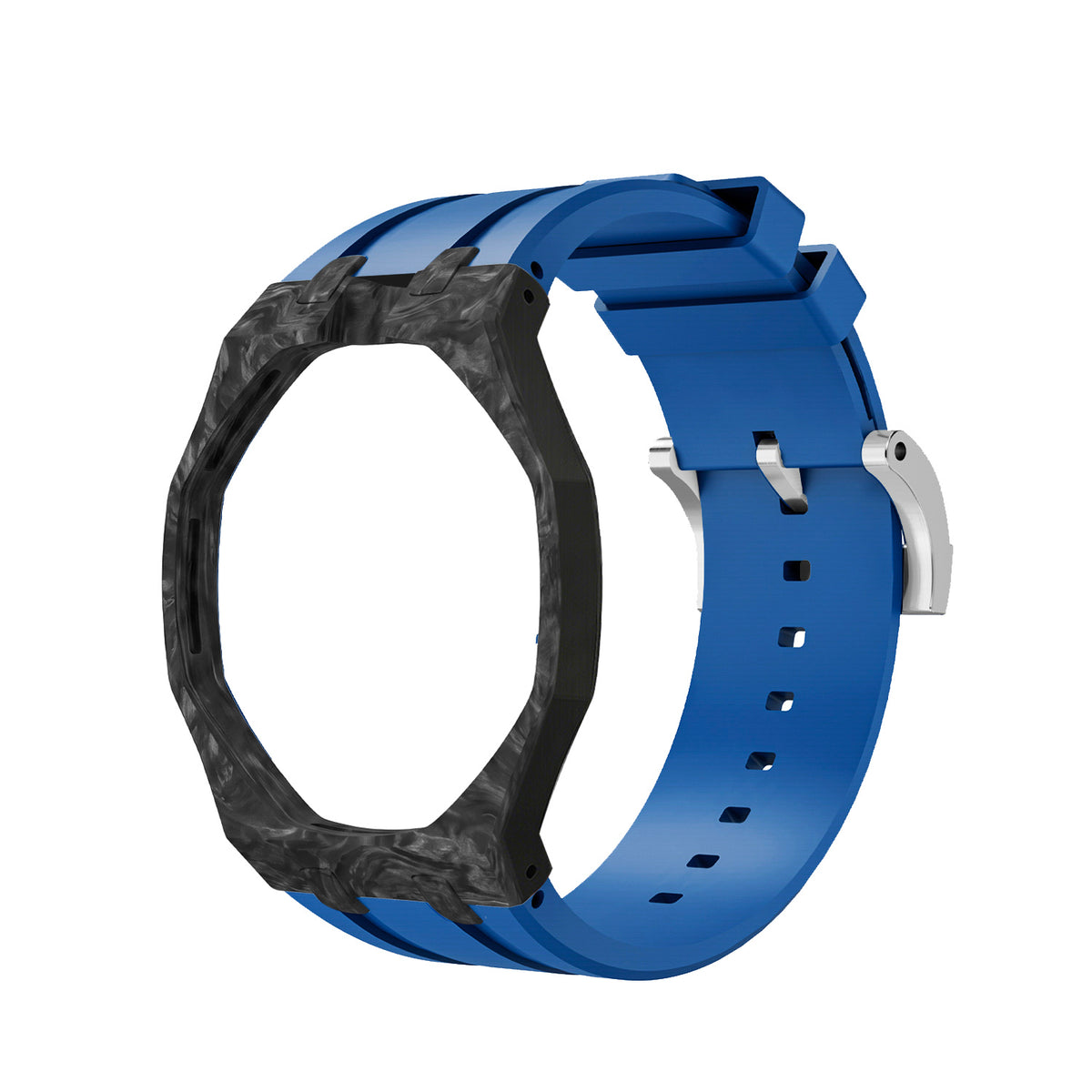 Straps Fluor Carbono Forjado Azul + Logo AP en hebilla