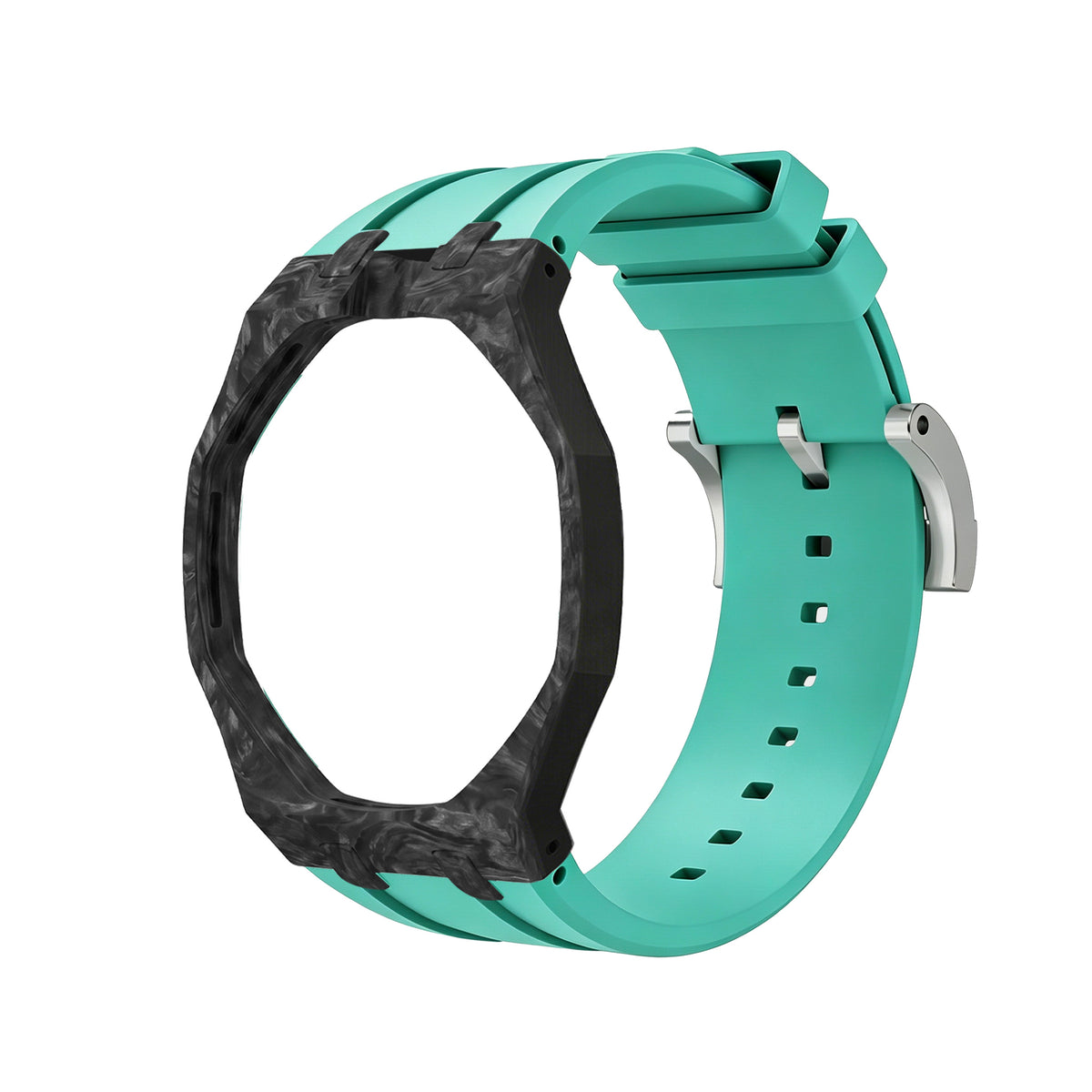 Straps Fluor Carbono Forjado Menta + Logo AP en hebilla