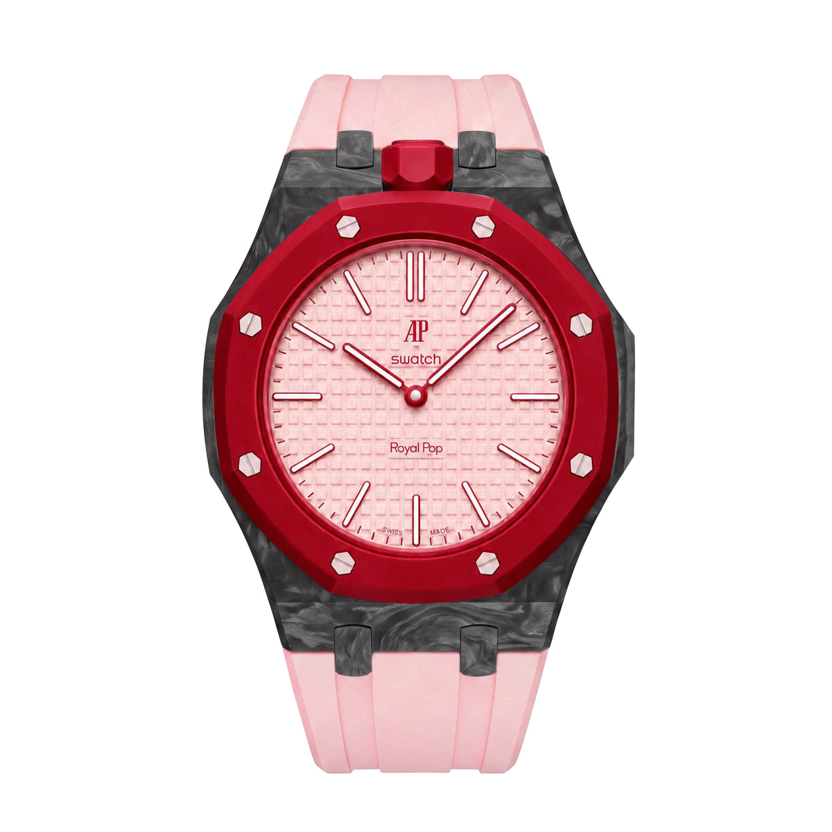 Straps Fluor Carbono Forjado Rosa Claro + Logo AP en hebilla