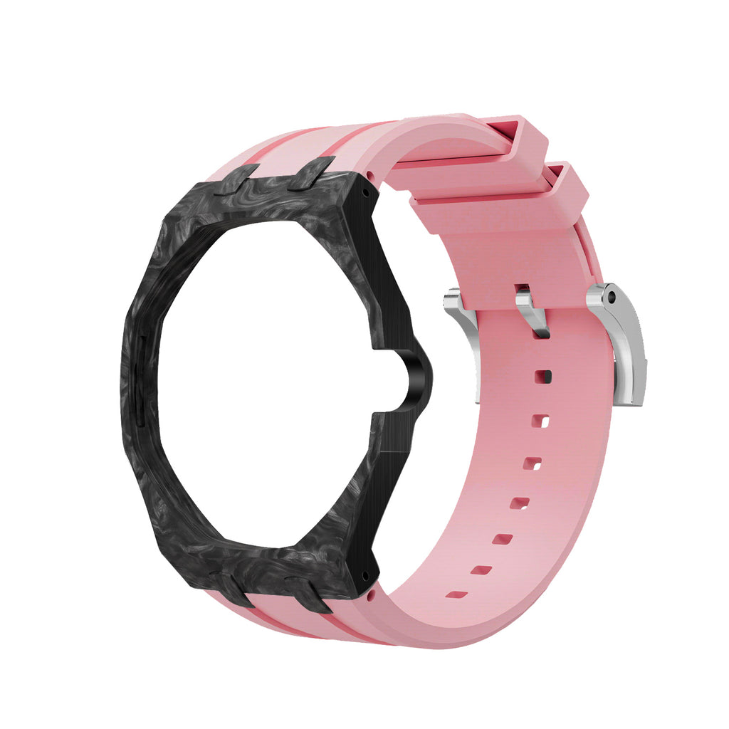 Straps Fluor Carbono Forjado Rosa Claro + Logo AP en hebilla