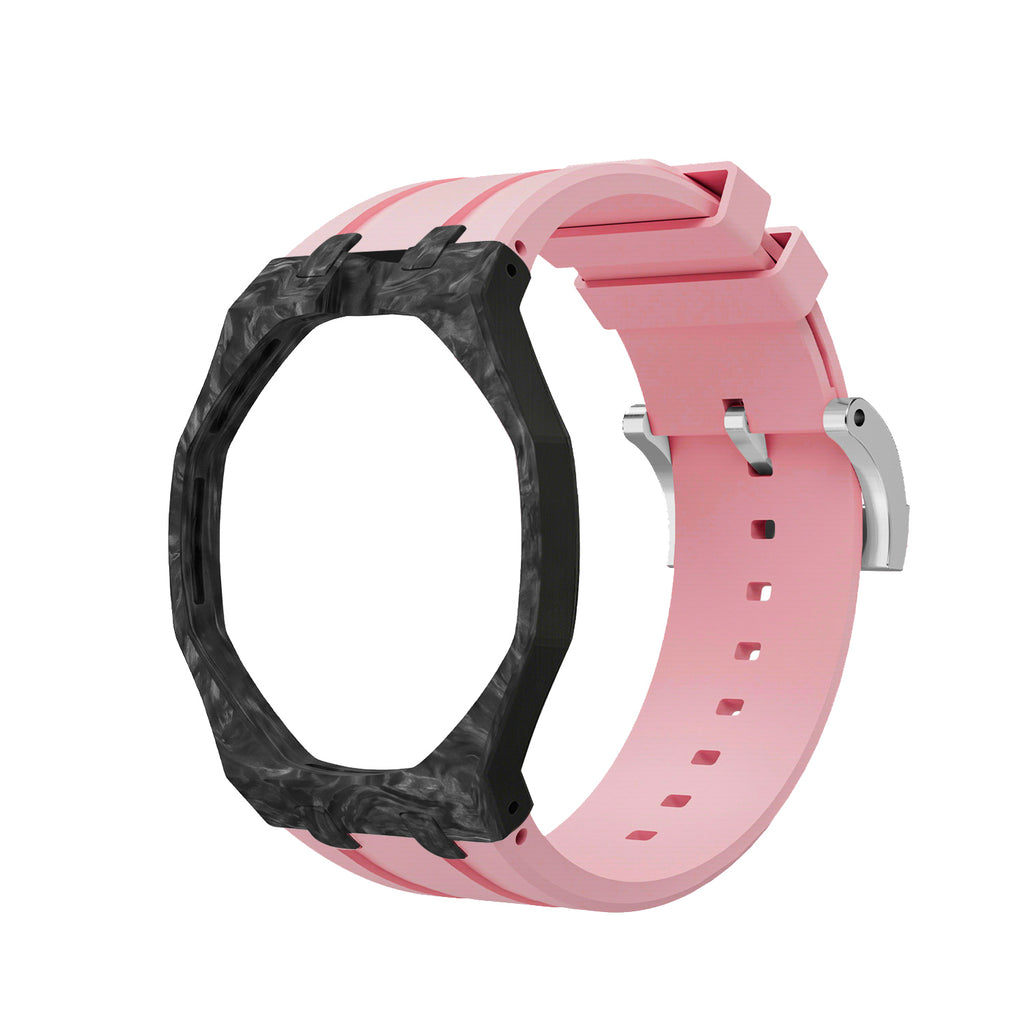 Straps Fluor Carbono Forjado Rosa Claro + Logo AP en hebilla