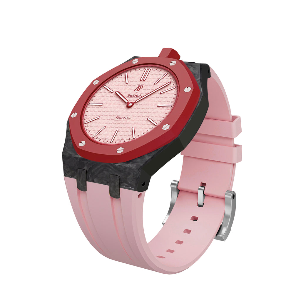 Straps Fluor Carbono Forjado Rosa Claro + Logo AP en hebilla